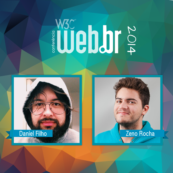 Foto dos palestrantes Daniel Filho e Zeno Rocha